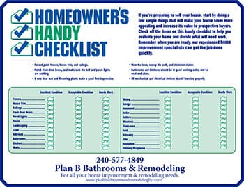 Home repair checklist